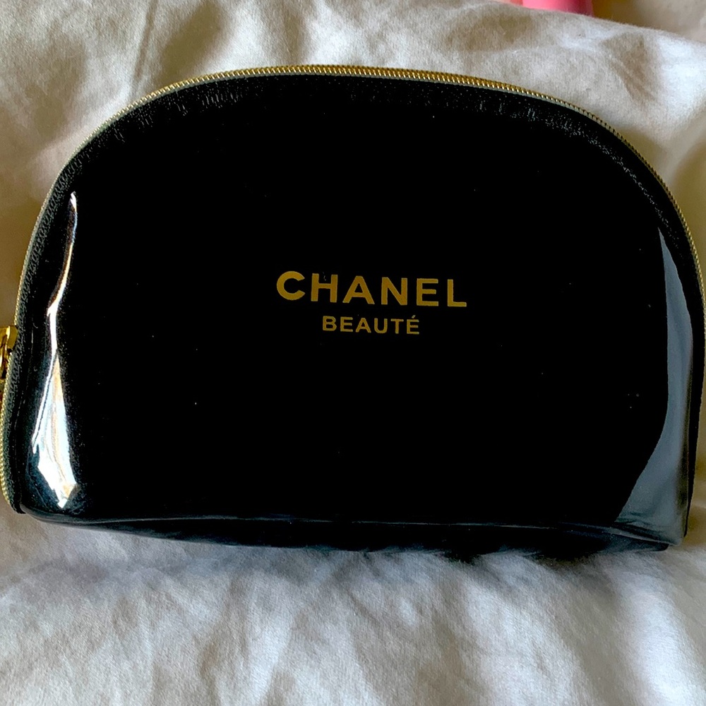 Chanel makeup bag